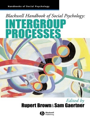 cover image of Blackwell Handbook of Social Psychology